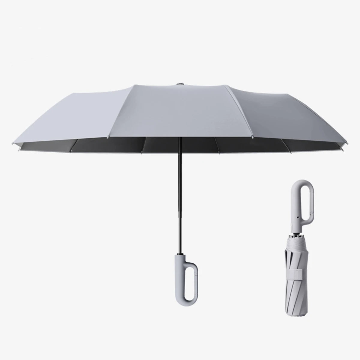 Full-Automatic Ring Buckle Umbrella Sunny Rain Dual-Use Sunscreen UV Folding Men and Women Sunshade Parasol